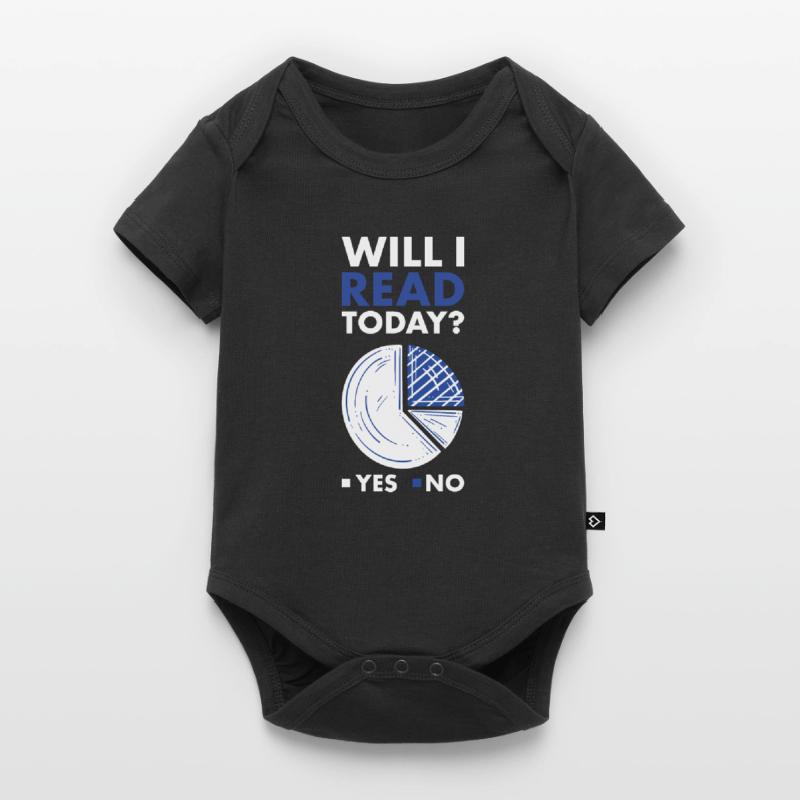 Reader Will I Read Today Baby Premium Kurzarmbody