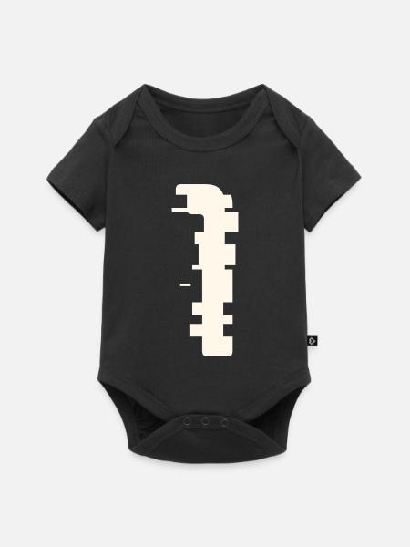 1 - Baby Premium Kurzarmbody - Schwarz