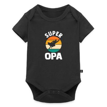 Grandpa Grandpa - Baby Premium short-sleeve bodysuit - black - Front