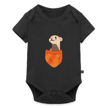 Ferret Cute Animal Ferret Lover - Baby Premium short-sleeve bodysuit - black - Front