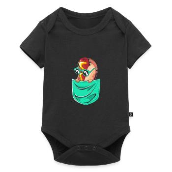 Hot Dog Snack - Baby Premium short-sleeve bodysuit - black - Front