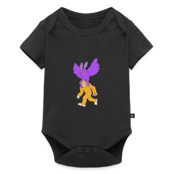 Mothman - Baby Premium short-sleeve bodysuit - black - Front