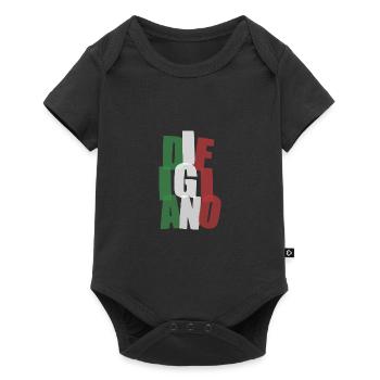 Difigiano Italien Funny Design Cadeau - Body à manches courtes Premium Bébé - noir - Devant