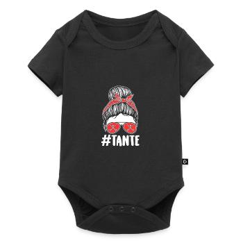 Joueur de hockey sur gazon tante hockey sur gazon - Body à manches courtes Premium Bébé - noir - Devant