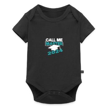 Master 2024 Master's Degree Graduation Doctorate - Baby Premium short-sleeve bodysuit - black - Front