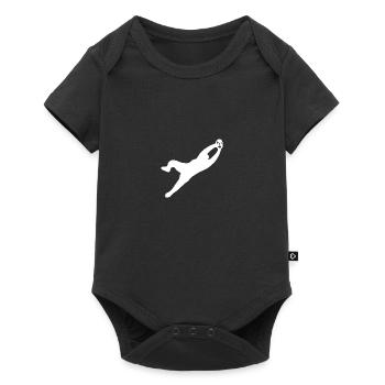 Football gardien de but Soccer - Body à manches courtes Premium Bébé - noir - Devant