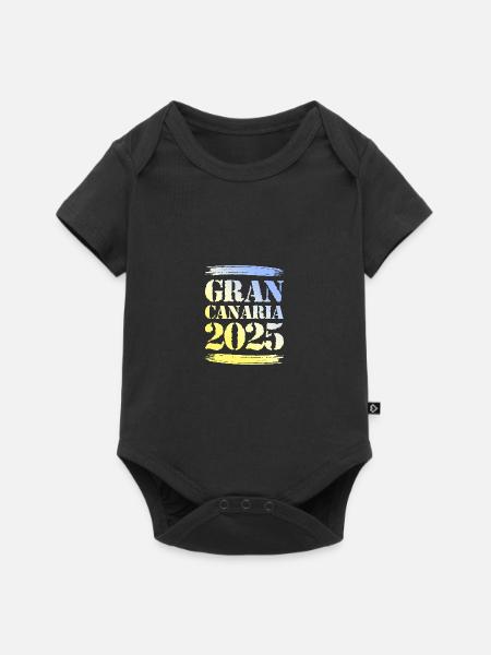 Gran Canaria 2025 - Baby Premium Kurzarmbody - Schwarz