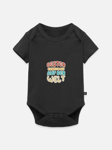 Kardiologe als Berufung - Baby Premium Kurzarmbody - Schwarz