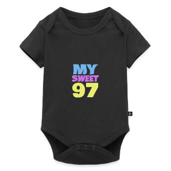 97 - Baby Premium short-sleeve bodysuit - black - Front