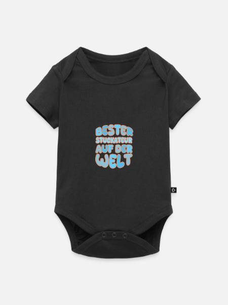 Berufung Stuckateur - Baby Premium Kurzarmbody - Schwarz