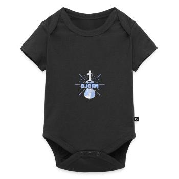 Gift for Björn - Baby Premium short-sleeve bodysuit - black - Front