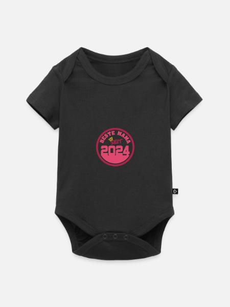 2024 - Baby Premium Kurzarmbody - Schwarz