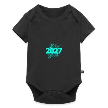 2027 - Baby Premium short-sleeve bodysuit - black - Front