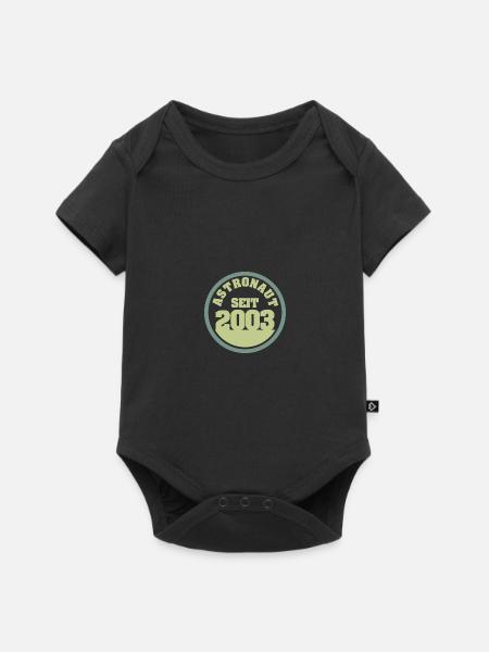 2003 - Baby Premium Kurzarmbody - Schwarz