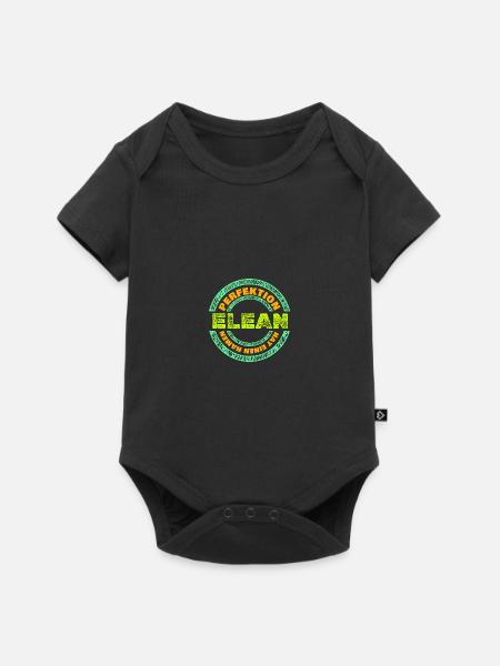 Elean - Baby Premium Kurzarmbody - Schwarz
