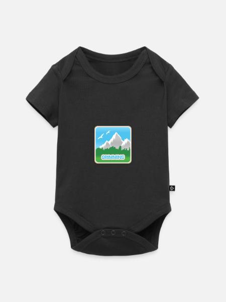 Geschenk für Grimming - Baby Premium Kurzarmbody - Schwarz