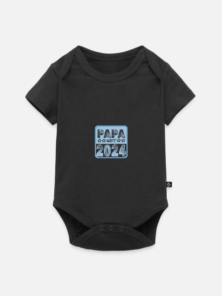 2024 - Baby Premium Kurzarmbody - Schwarz
