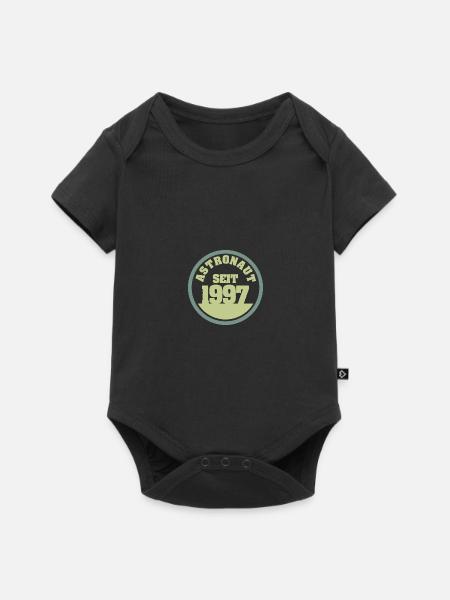 geboren 1997 - Baby Premium Kurzarmbody - Schwarz
