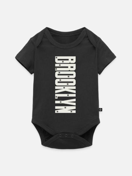 Brooklyn - Baby Premium Kurzarmbody - Schwarz
