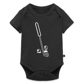 Golf golf club golf - Body à manches courtes Premium Bébé - noir - Devant