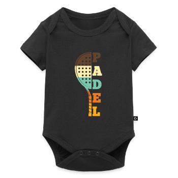 Padel Tennis Paddle Paddle Ball Padel Platform - Baby Premium short-sleeve bodysuit - black - Front