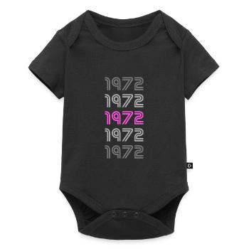 1972 - Baby Premium short-sleeve bodysuit - black - Front