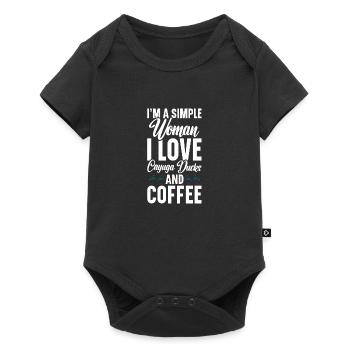 Cayuga Duck Stuffed Animal Enclosure Food Cayuga - Baby Premium short-sleeve bodysuit - black - Front