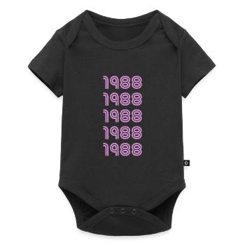 Pink 1988 - Baby Premium short-sleeve bodysuit - black - Front
