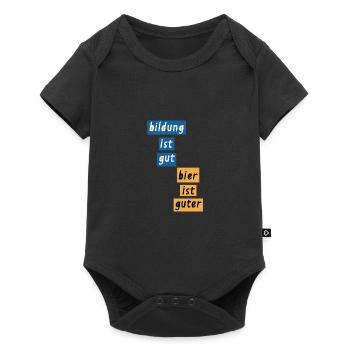 Informatiker Programmierer Admin Nerd Geschenk - Baby Premium Kurzarmbody - Schwarz - Vorne