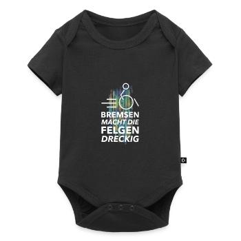 Le freinage salit les jantes - Body à manches courtes Premium Bébé - noir - Devant