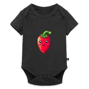 Chili Kids Motif - Baby Premium short-sleeve bodysuit - black - Front