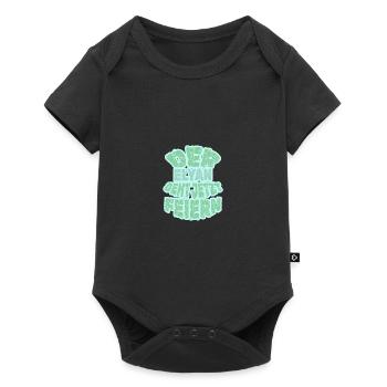 Geschenk für Elyan - Baby Premium Kurzarmbody - Schwarz - Vorne