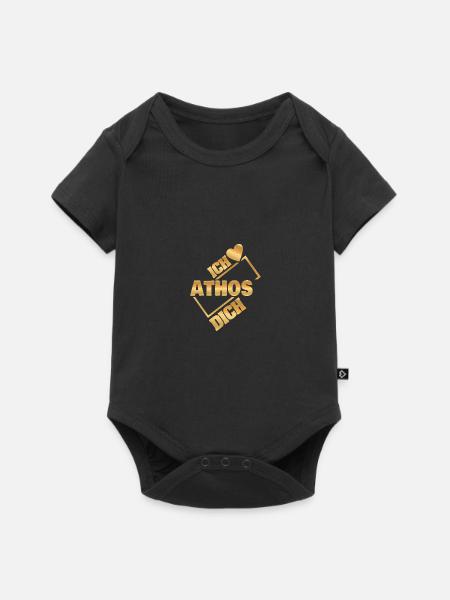 Couple Athos - Baby Premium Kurzarmbody - Schwarz