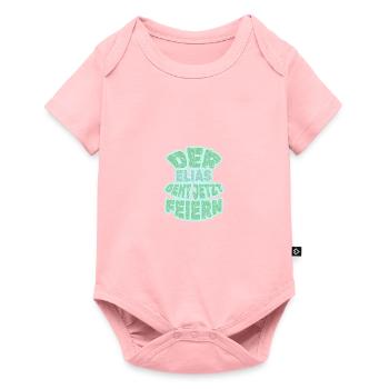 Elias Elias - Baby Premium short-sleeve bodysuit - rose - Front