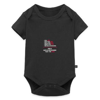 Only metalworking has no end metalworkers - Baby Premium short-sleeve bodysuit - black - Front