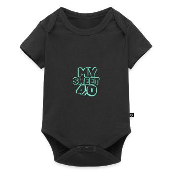 40 - Baby Premium short-sleeve bodysuit - black - Front