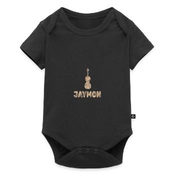 Bratsche Jaymon - Baby Premium Kurzarmbody - Schwarz - Vorne