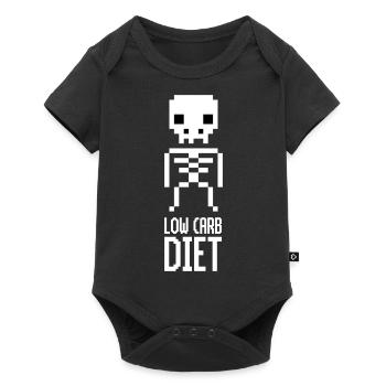 Low Carb Diet Skeleton - Baby Premium short-sleeve bodysuit - black - Front