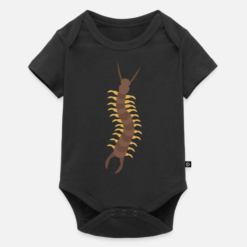 Mille-Pattes - Body à manches courtes Premium Bébé - noir