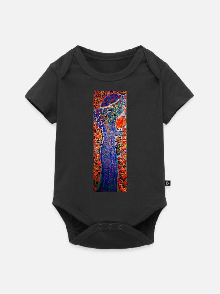 ELEGANZ - Baby Premium Kurzarmbody - Schwarz