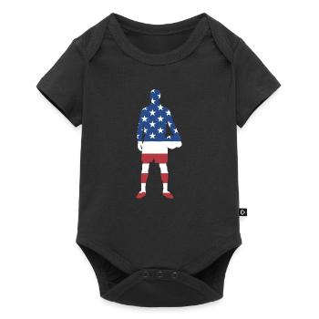 Sport Us Flag Jorkyball - Baby Premium short-sleeve bodysuit - black - Front