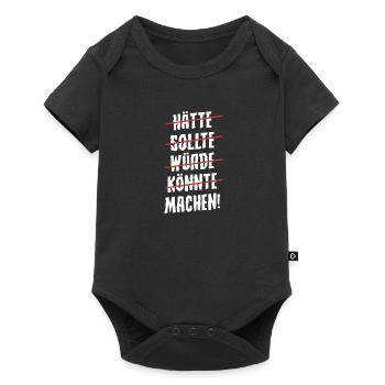 should should would could make maker - Baby Premium short-sleeve bodysuit - black - Front