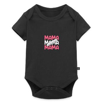 Harmonica Mom Mother Harmonica - Baby Premium short-sleeve bodysuit - black - Front
