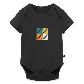 Harmonica Harmonica - Baby Premium short-sleeve bodysuit - black - Front