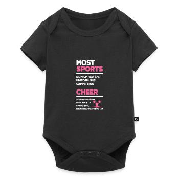Most Sports Cheer Cheerleading Cheerdance Cheerlea - Baby Premium Kurzarmbody - Schwarz - Vorne