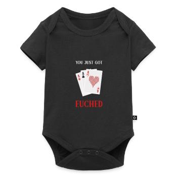 Card Games Skat Poker Euched - Baby Premium short-sleeve bodysuit - black - Front