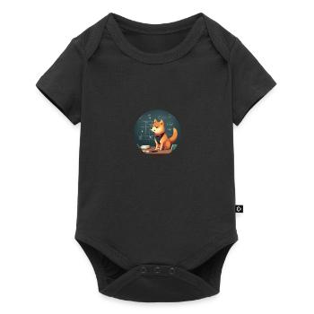 Dog Shiba Inu Teacher Lessons School University - Baby Premium short-sleeve bodysuit - black - Front