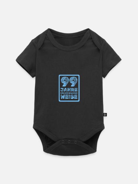 Spruch 99 - Baby Premium Kurzarmbody - Schwarz
