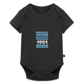 avec 1951 - Body à manches courtes Premium Bébé - noir - Devant