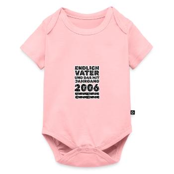Né en 2006 - Body à manches courtes Premium Bébé - rose - Devant